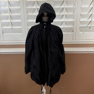 Vintage Free People Peplum Utility Jacket Sz M Y2K Boho Gorpcore Whimsigoth Chic